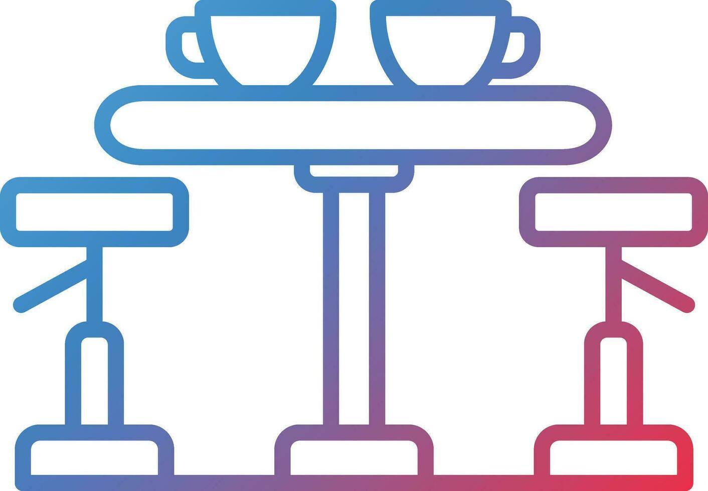 Coffee Table Vector Icon