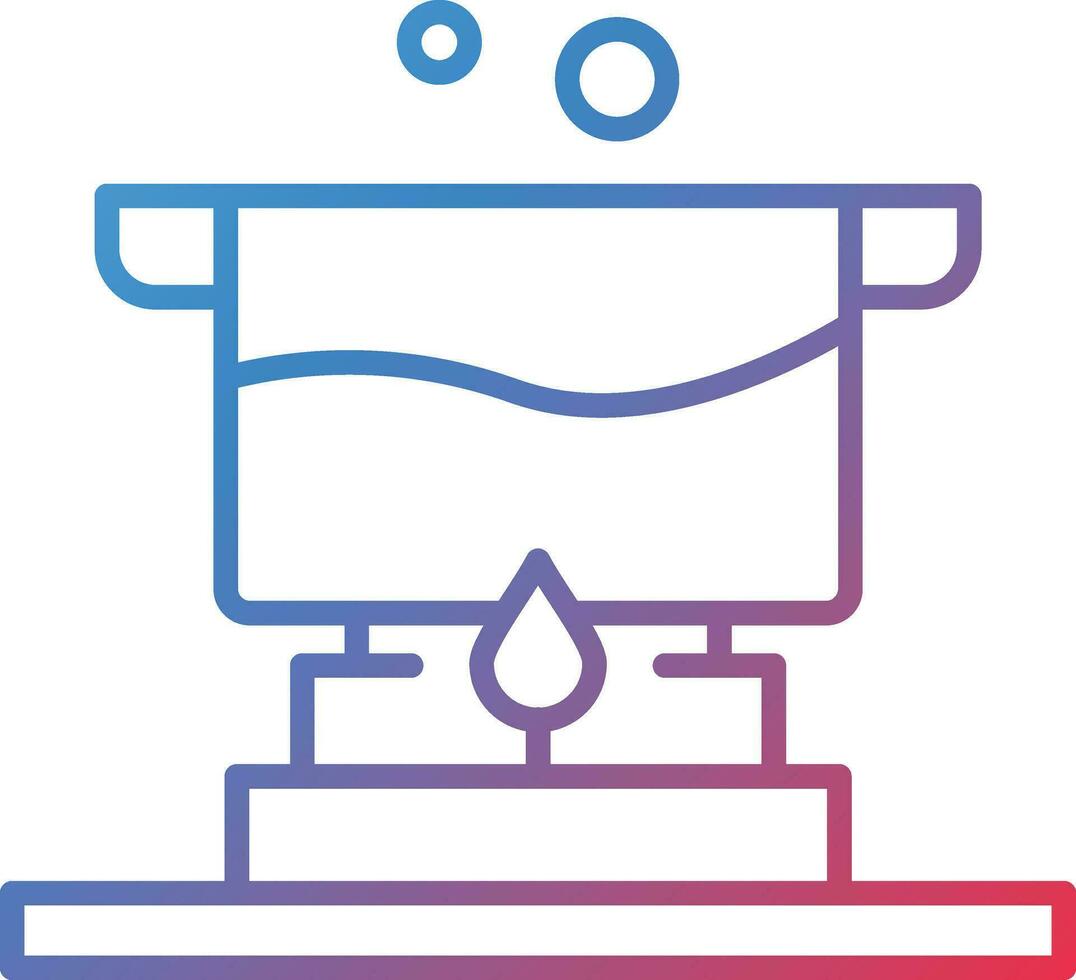 Water Boil Vector Icon