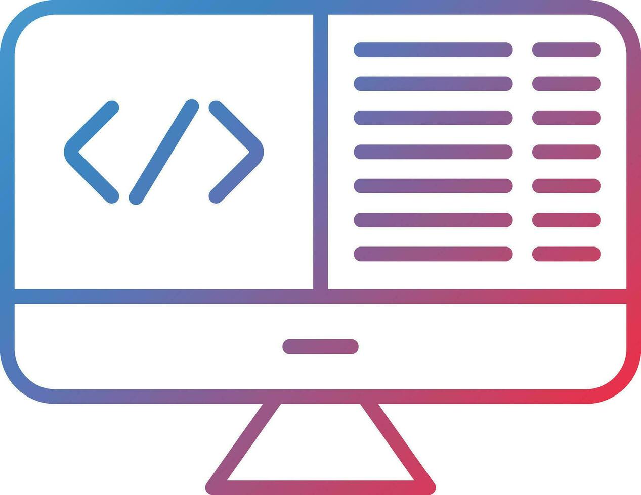 Web Programming Vector Icon