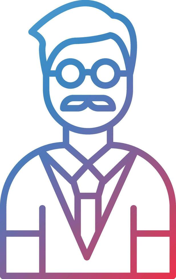 Male Professor Vector Icon