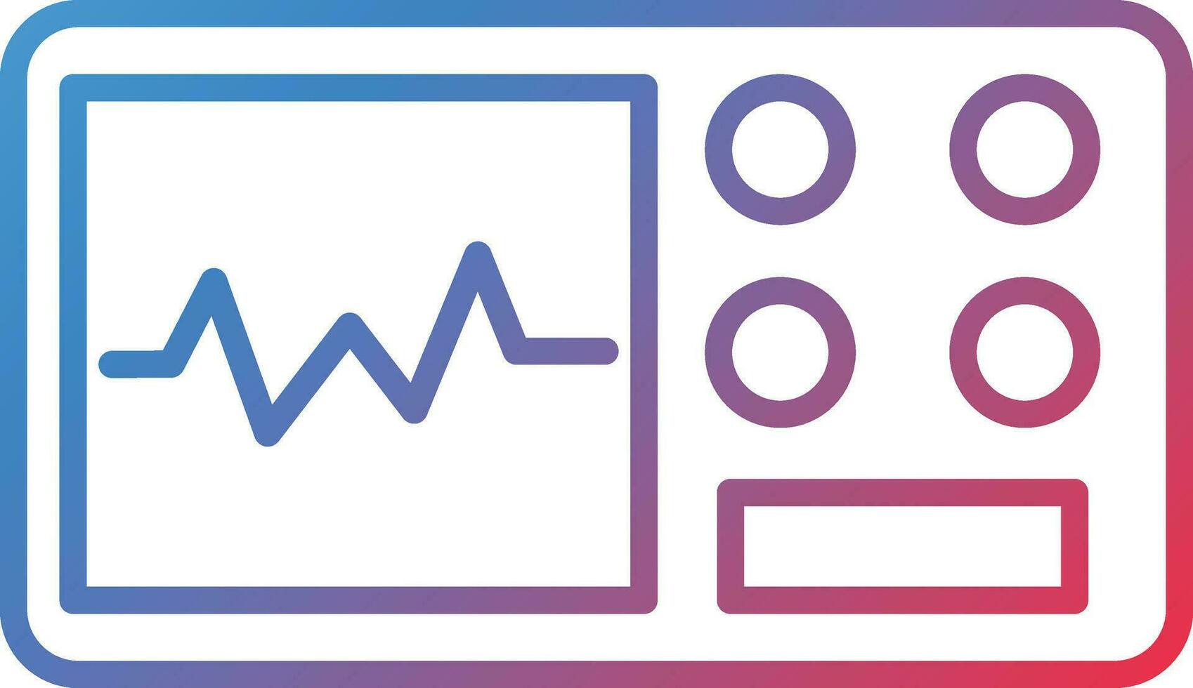 Electrocardiogram Vector Icon