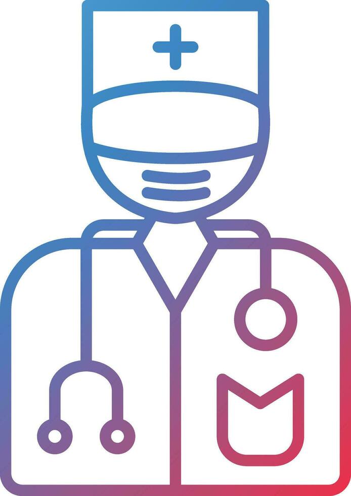 Male Surgeon Vector Icon