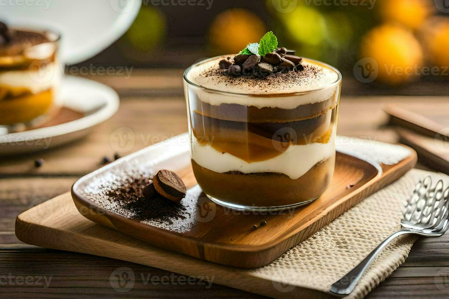 the best coffee desserts in the world. AI-Generated photo