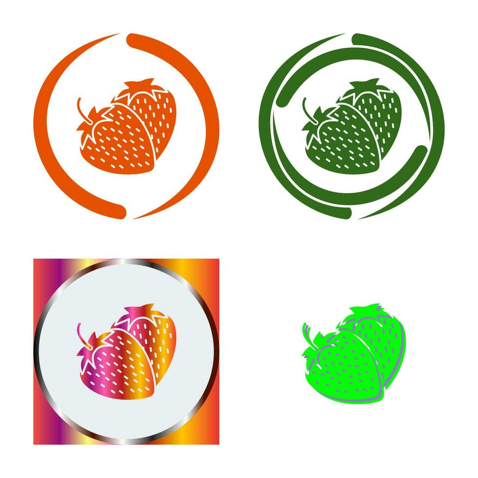 Strawberry Vector Icon