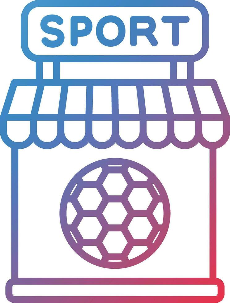 Sports Shop Vector Icon