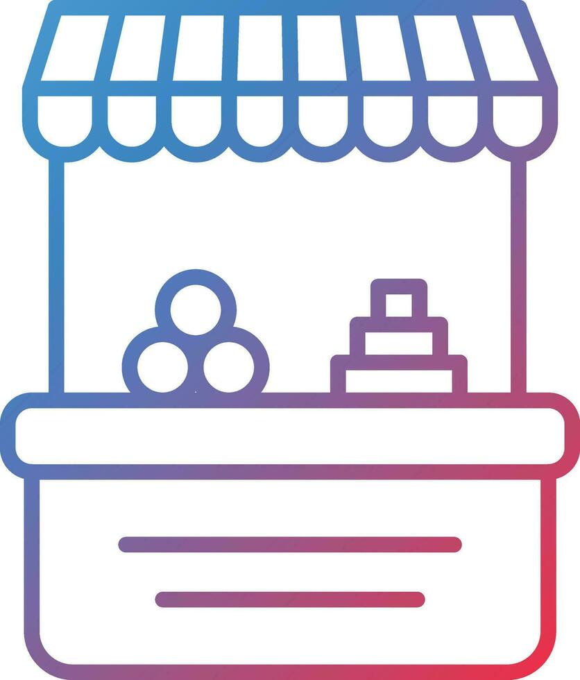 Vegetable Shop Vector Icon