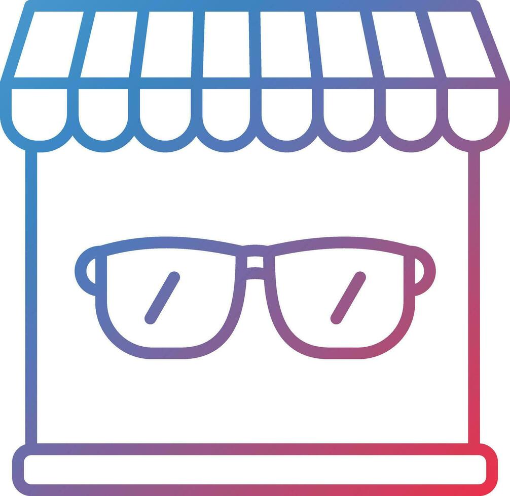 Optical Shop Vector Icon