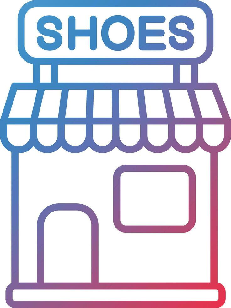 Shoe Shop Vector Icon