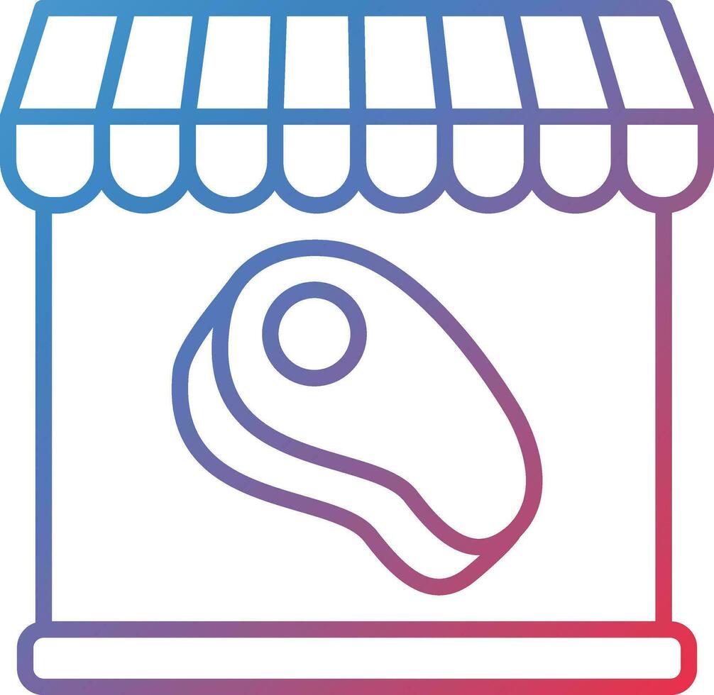 Butcher Shop Vector Icon