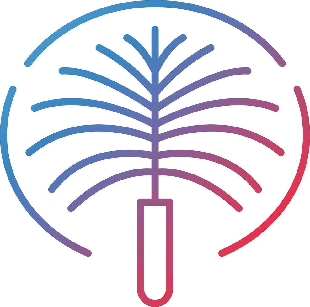 Palm Jumeirah Vector Icon