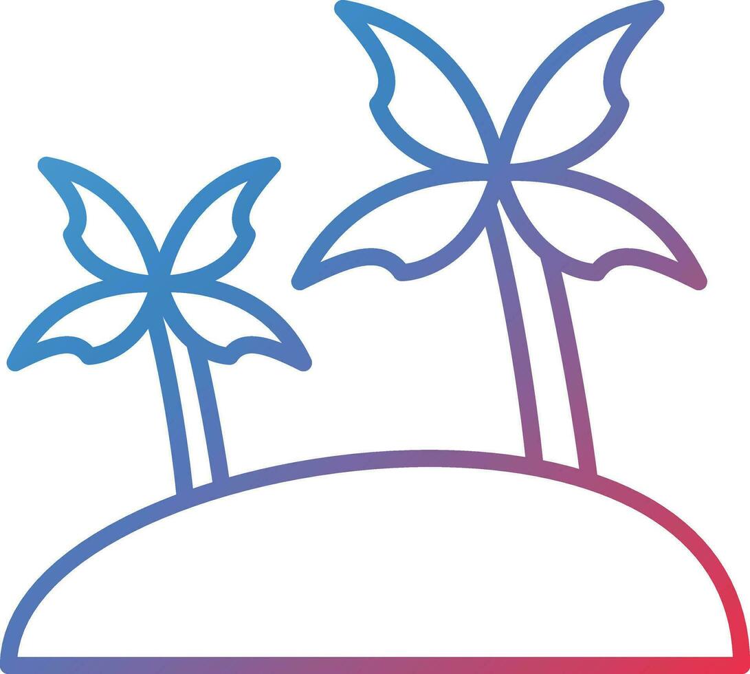 Dubai Tree Vector Icon