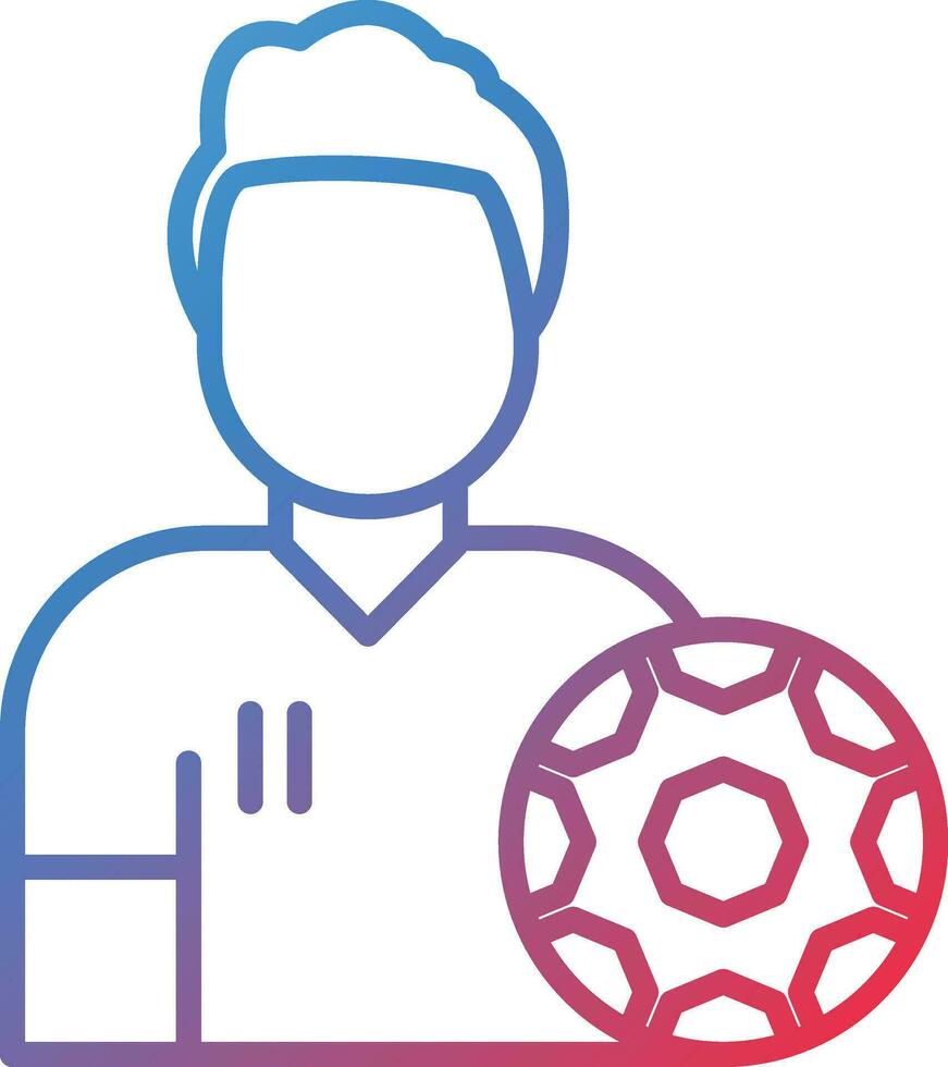 Football Player Vector Icon