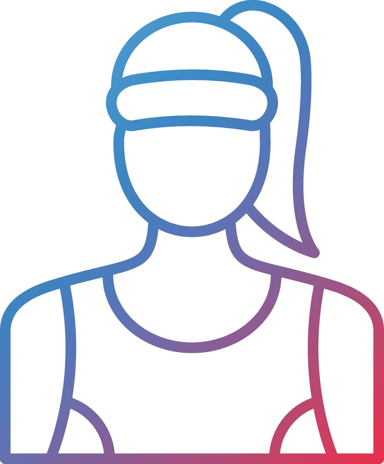 Sporty Lady Vector Icon 31897385 Vector Art at Vecteezy