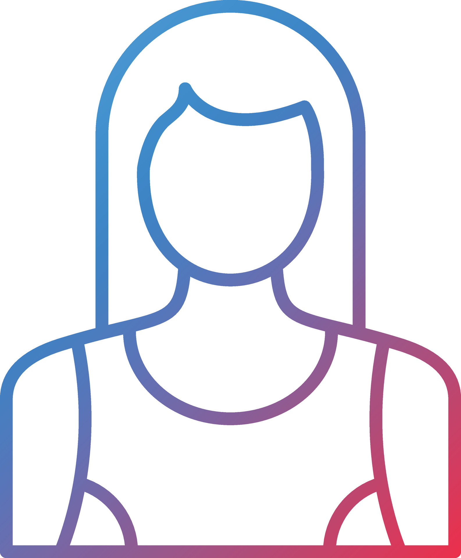 Woman body front and back view vector illustration. African