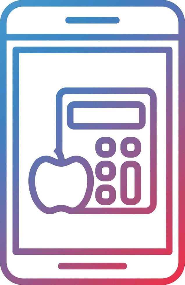 Calorie Calculator Vector Icon