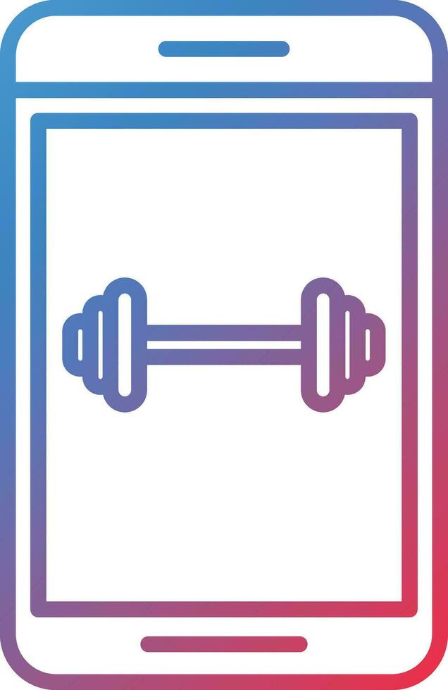 Barbell Vector Icon