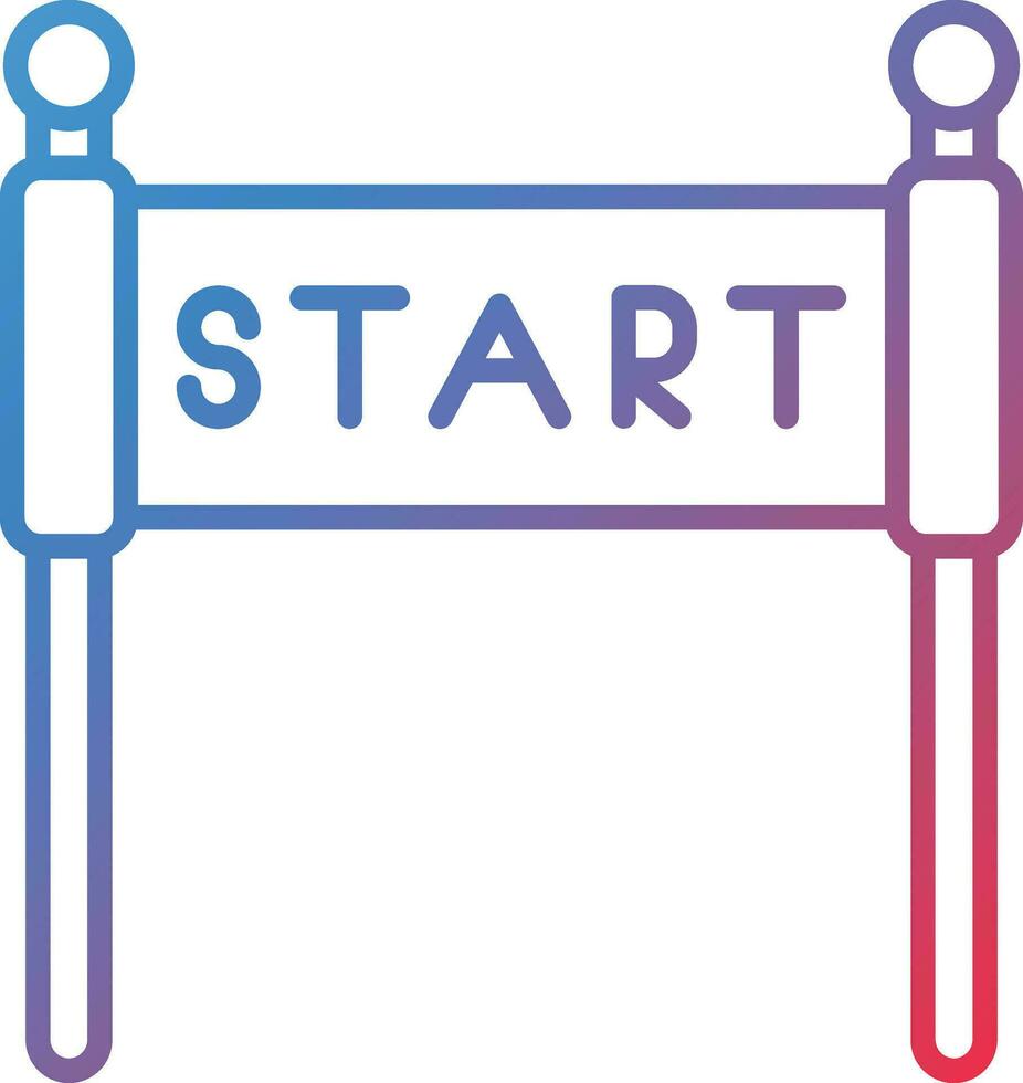 Race Start Vector Icon
