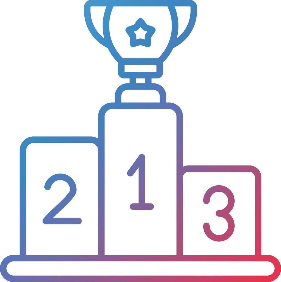 Podium Vector Icon
