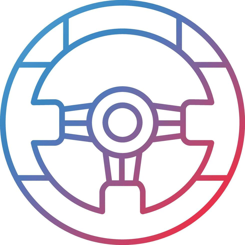 Steering Wheel Vector Icon