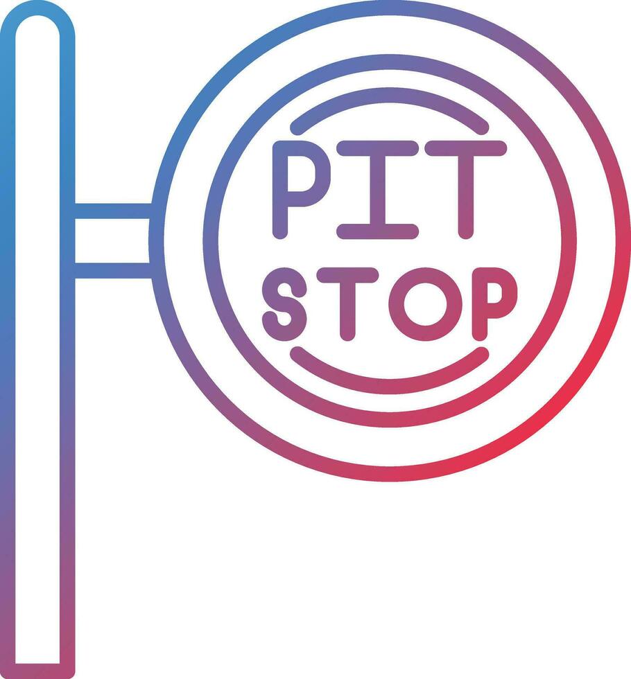 Pit Stop Vector Icon