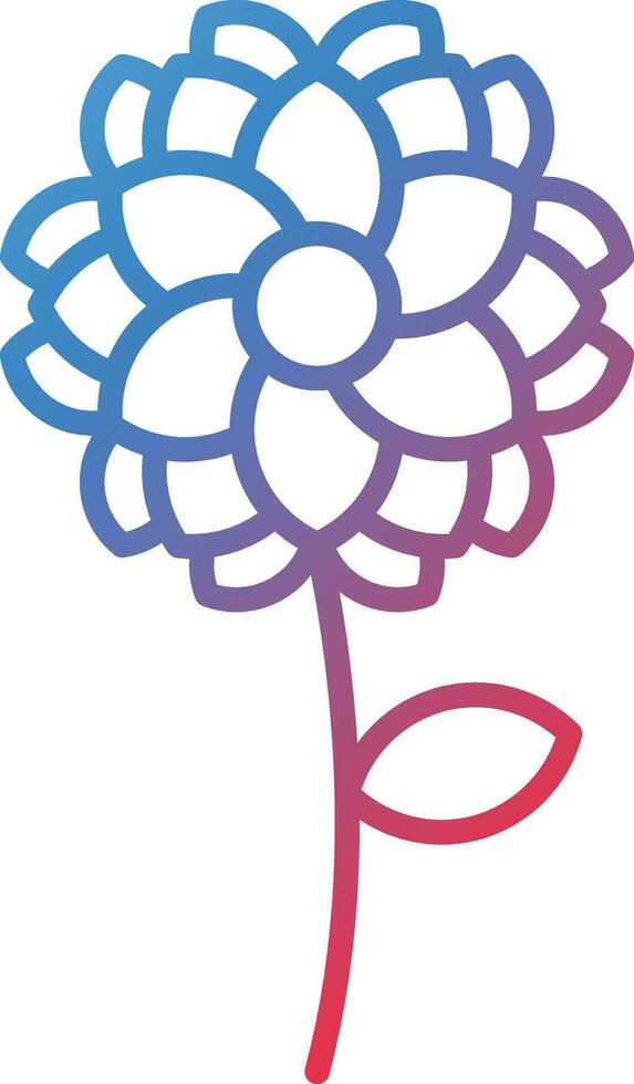Dahlia Vector Icon
