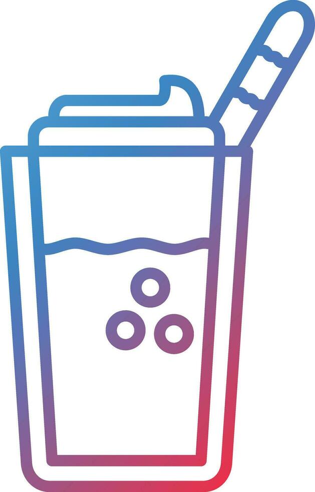 Chocolate Milk Vector Icon