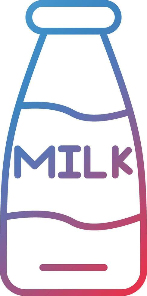 Milk Bottle Vector Icon