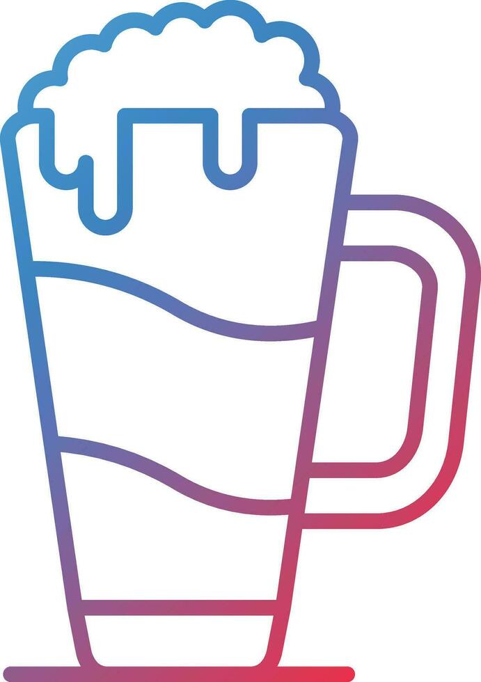 Latte Macchiato Vector Icon