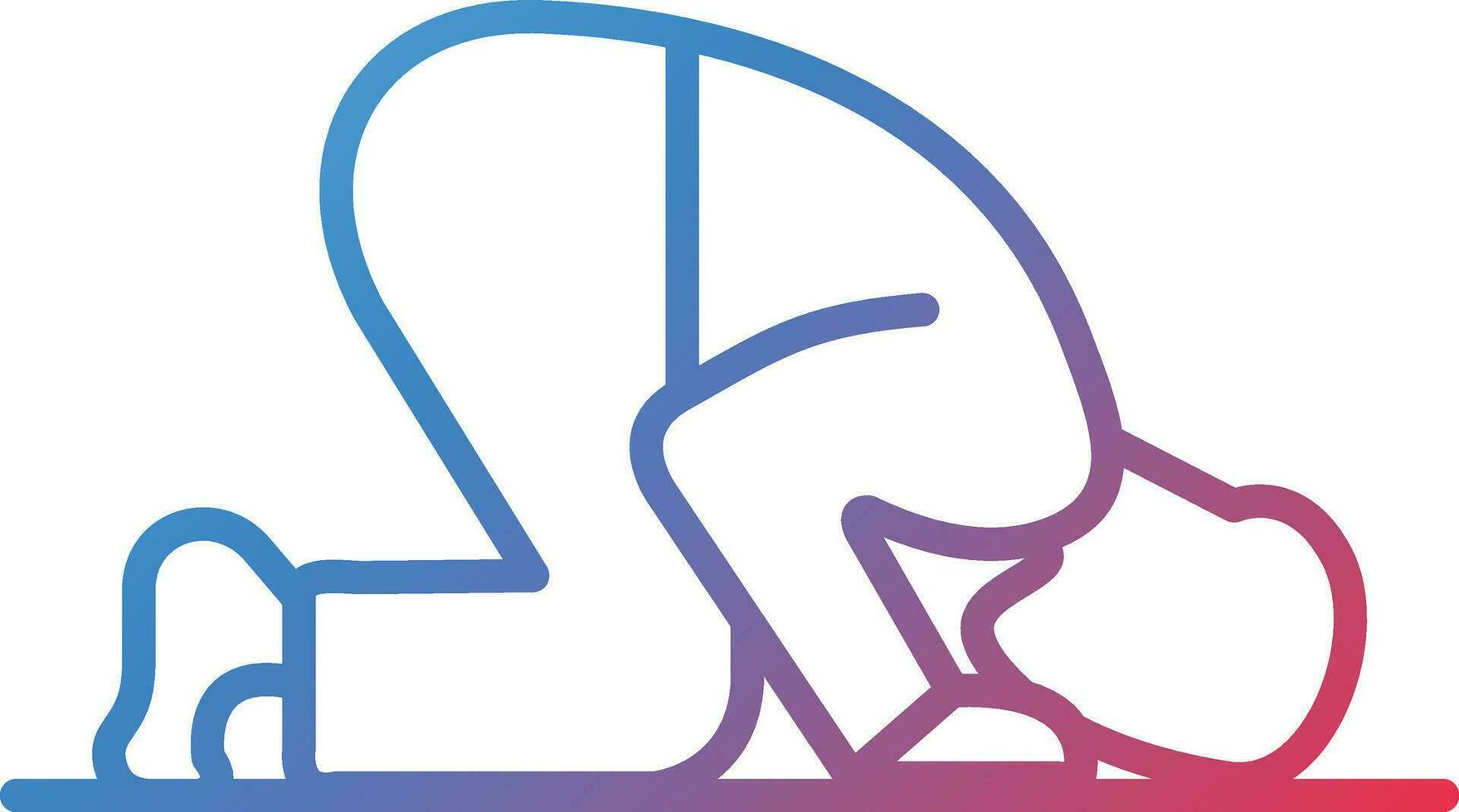Sujud Vector Icon