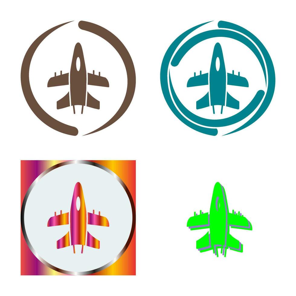 Military Plane Vector Icon