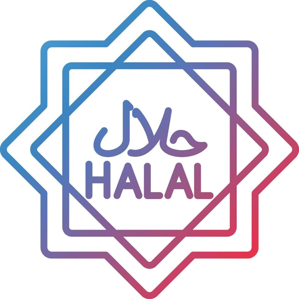 Halal Vector Icon