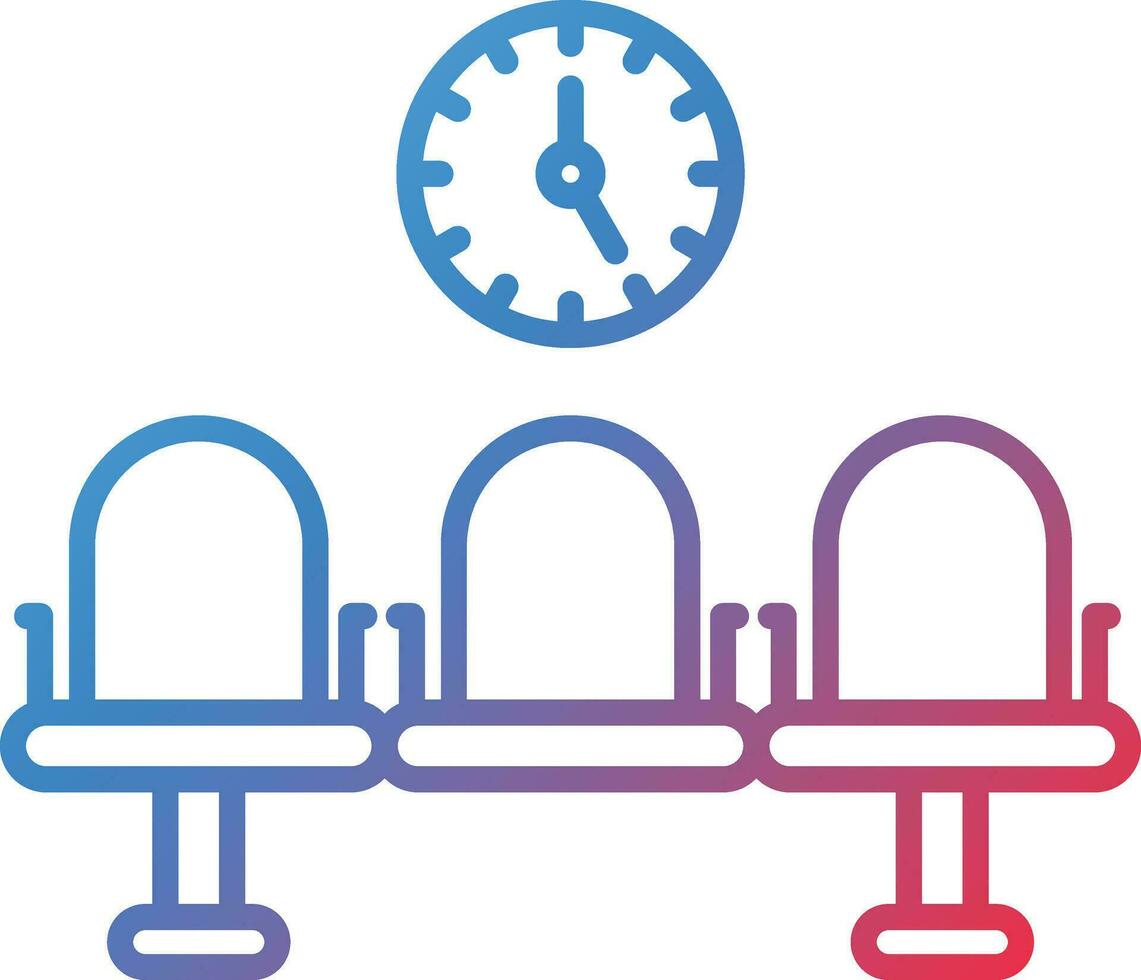 Patients Waiting Vector Icon