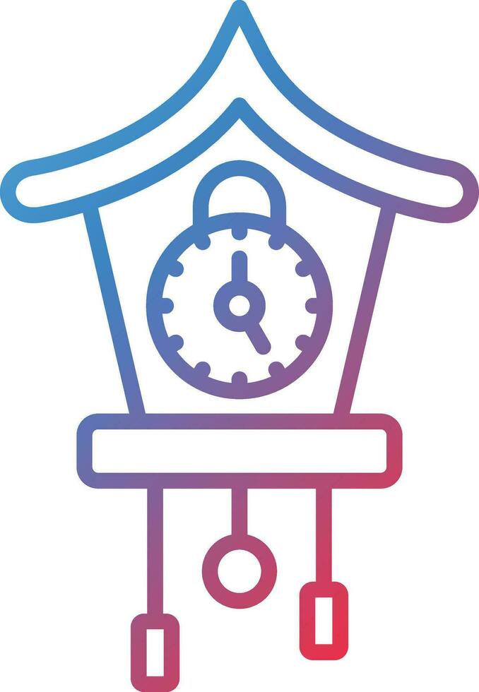 Cuckoo Clock Vector Icon