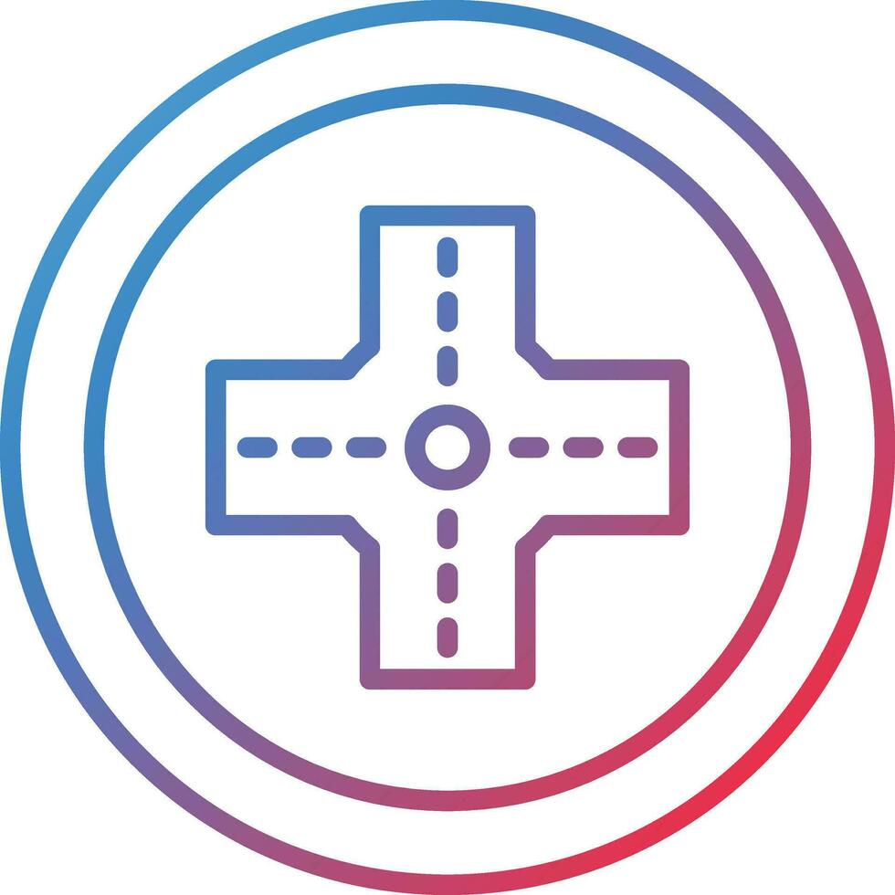 Intersection Vector Icon