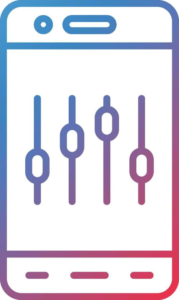 Mobile Controls Vector Icon
