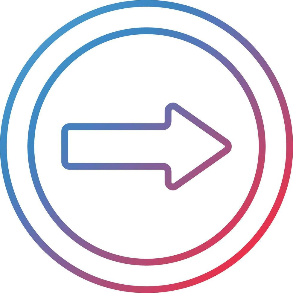 One Way Vector Icon