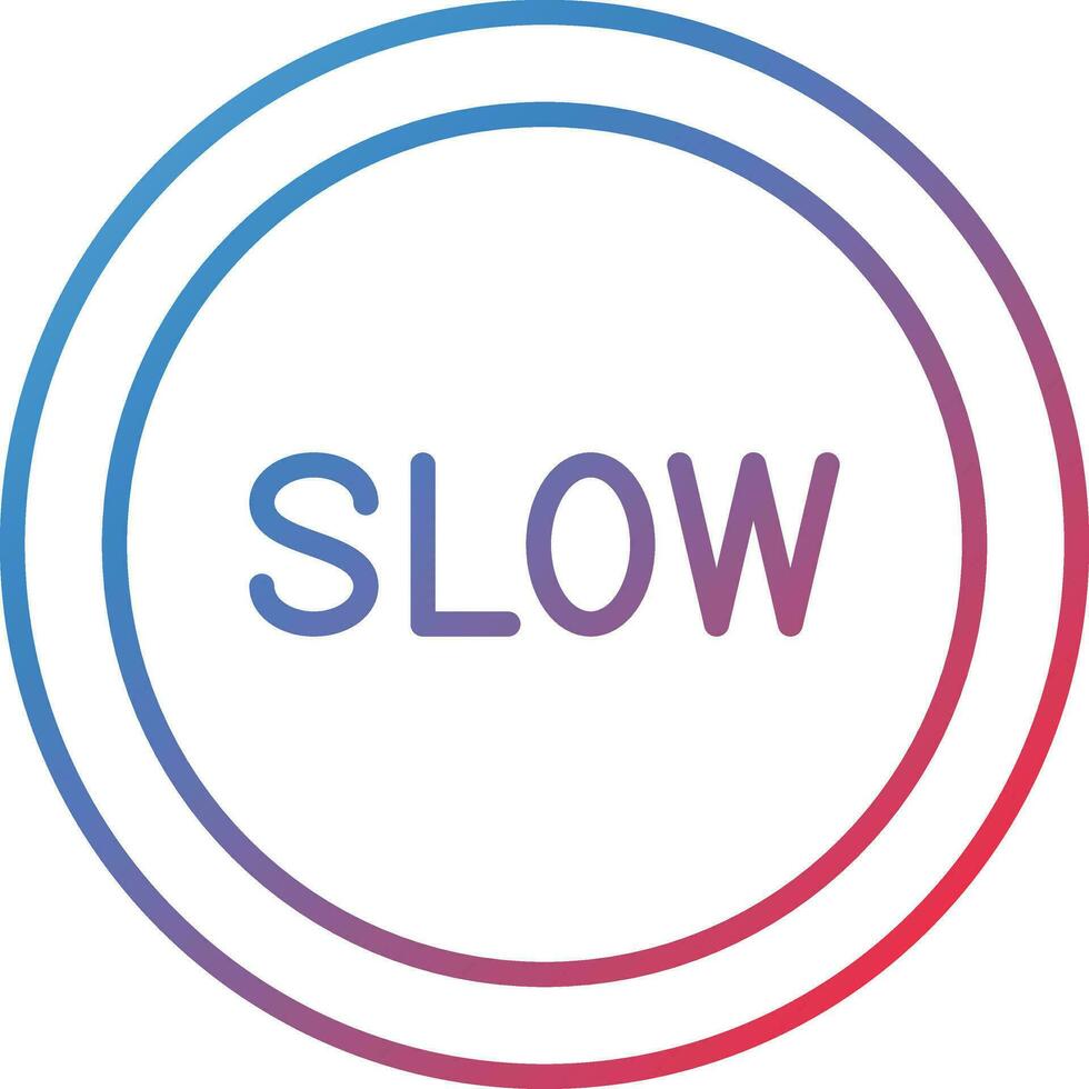 Slow Vector Icon