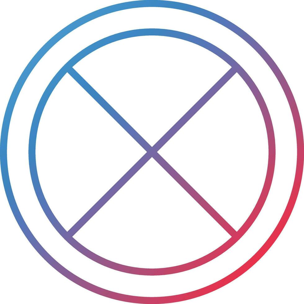 No Stopping Vector Icon