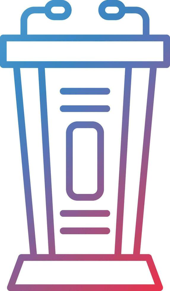 Podium Vector Icon
