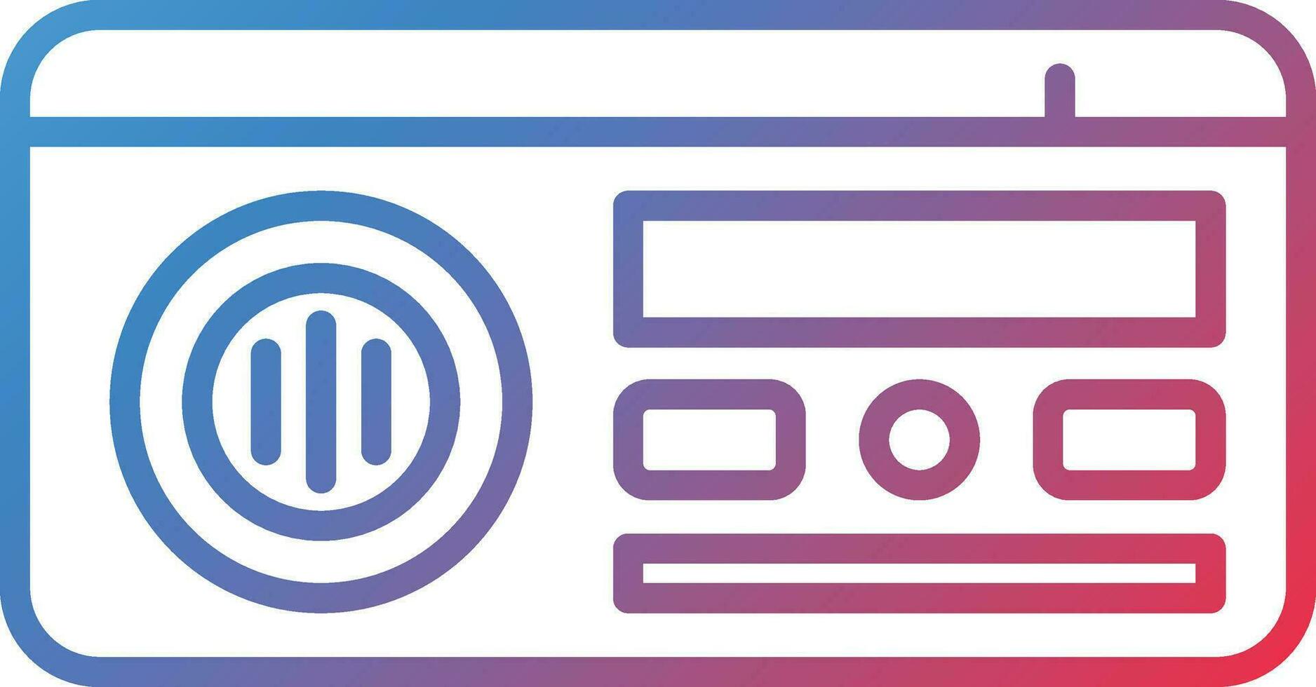 Radio Vector Icon