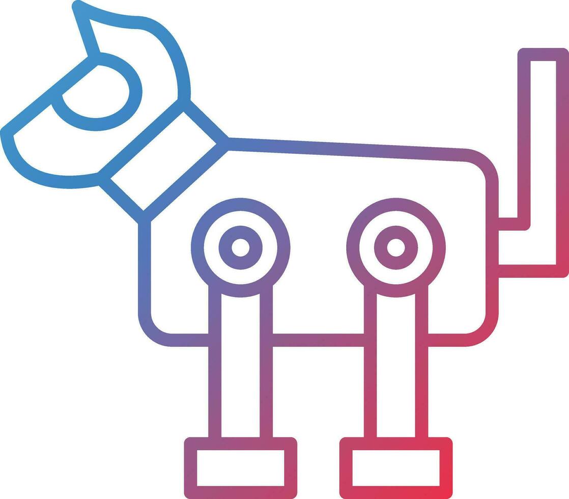 Robot Dog Vector Icon