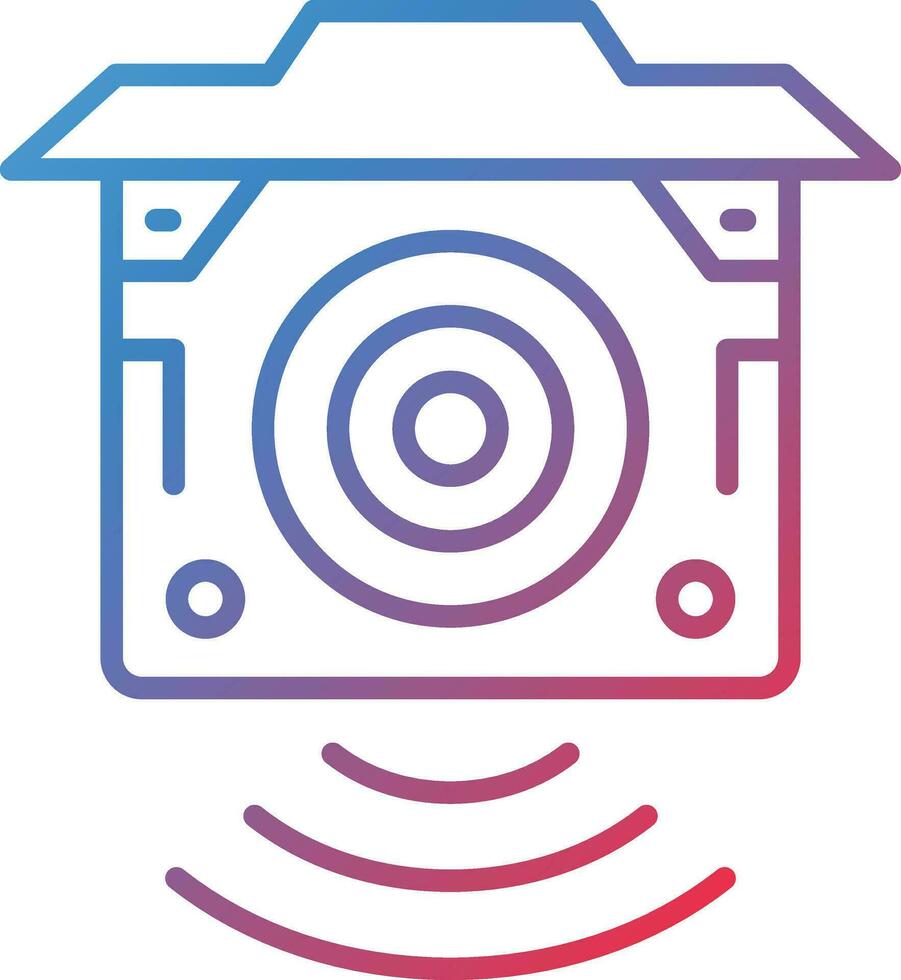 Smart CCTV Vector Icon