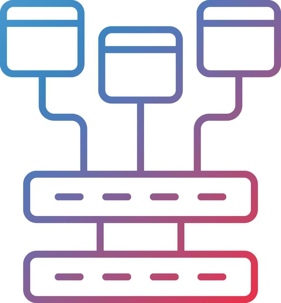 Data Modelling Vector Icon