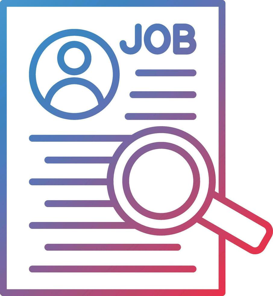 Job Analysis Vector Icon