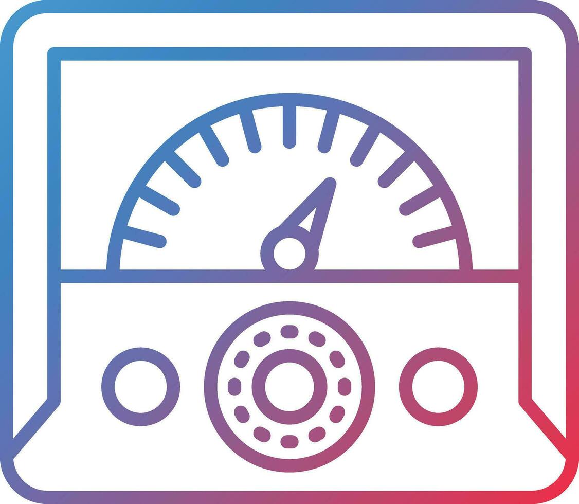 Ammeter Vector Icon