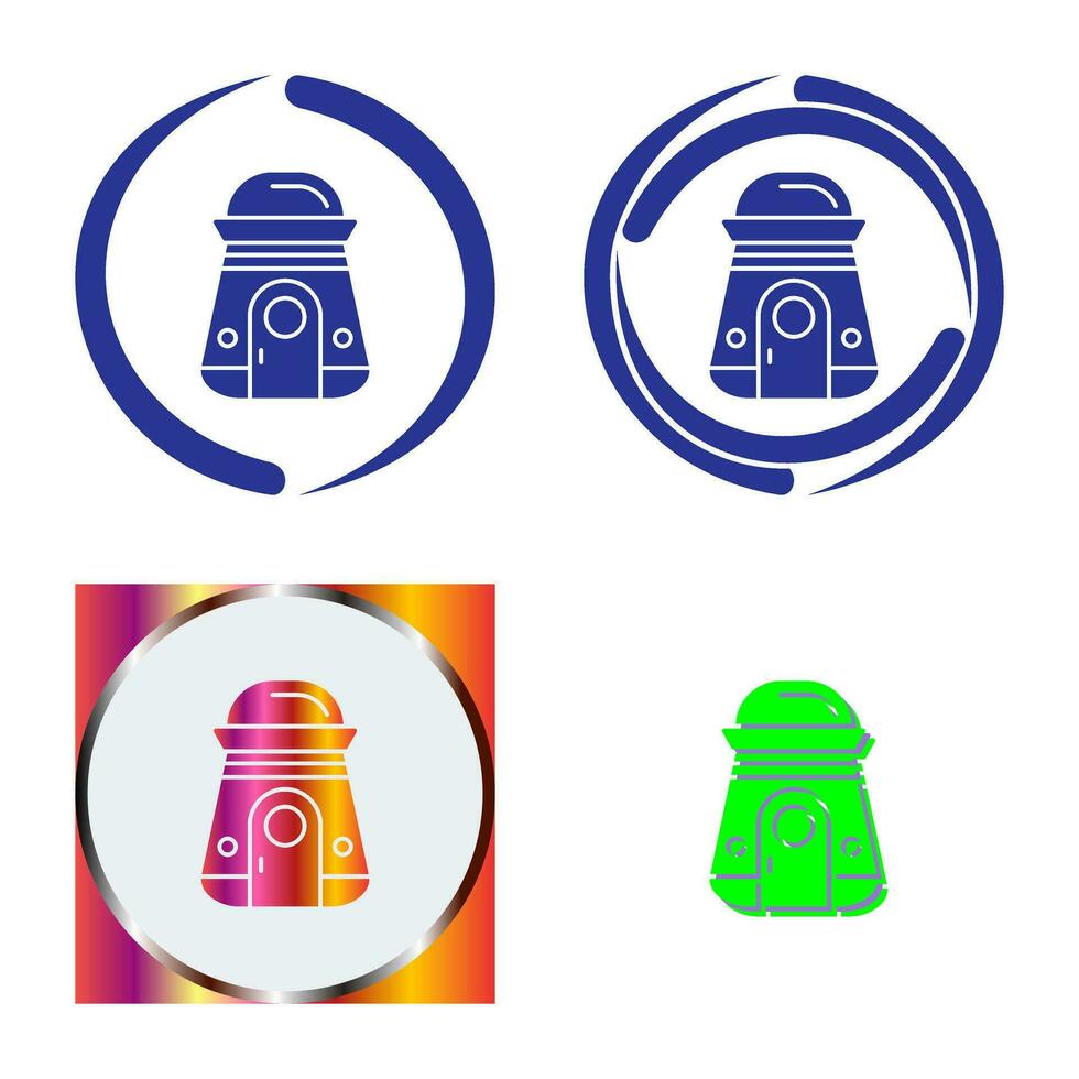 Space Capsule Vector Icon