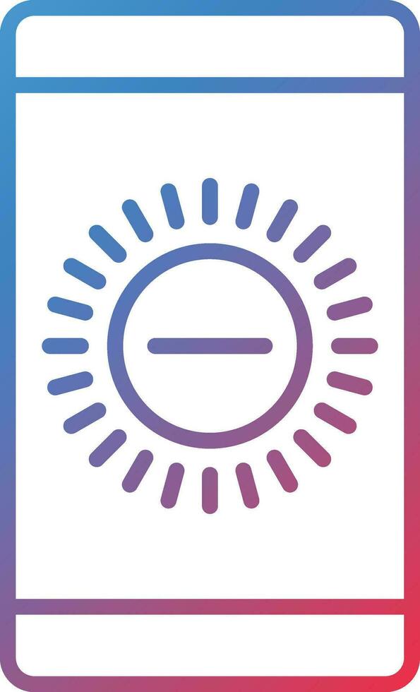 Brightness Low Vector Icon