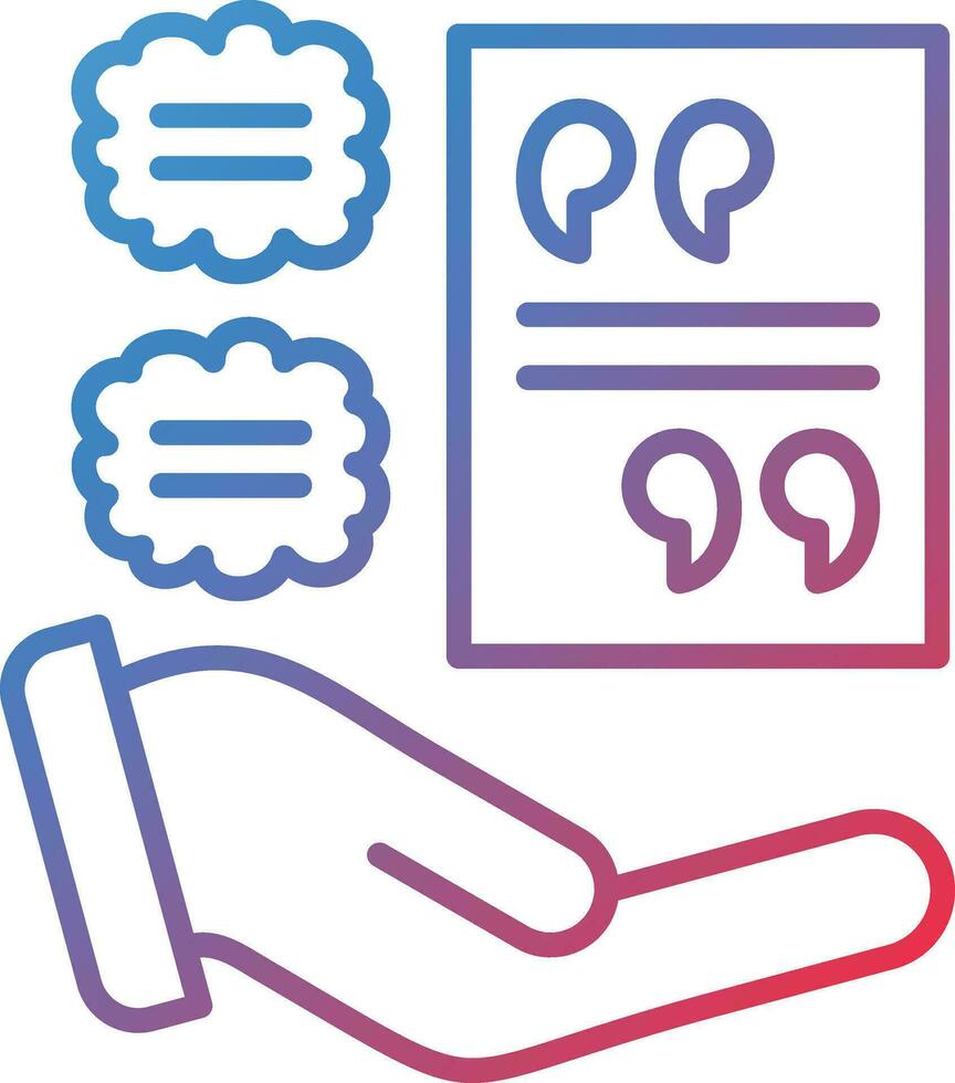 Get Quotes Vector Icon