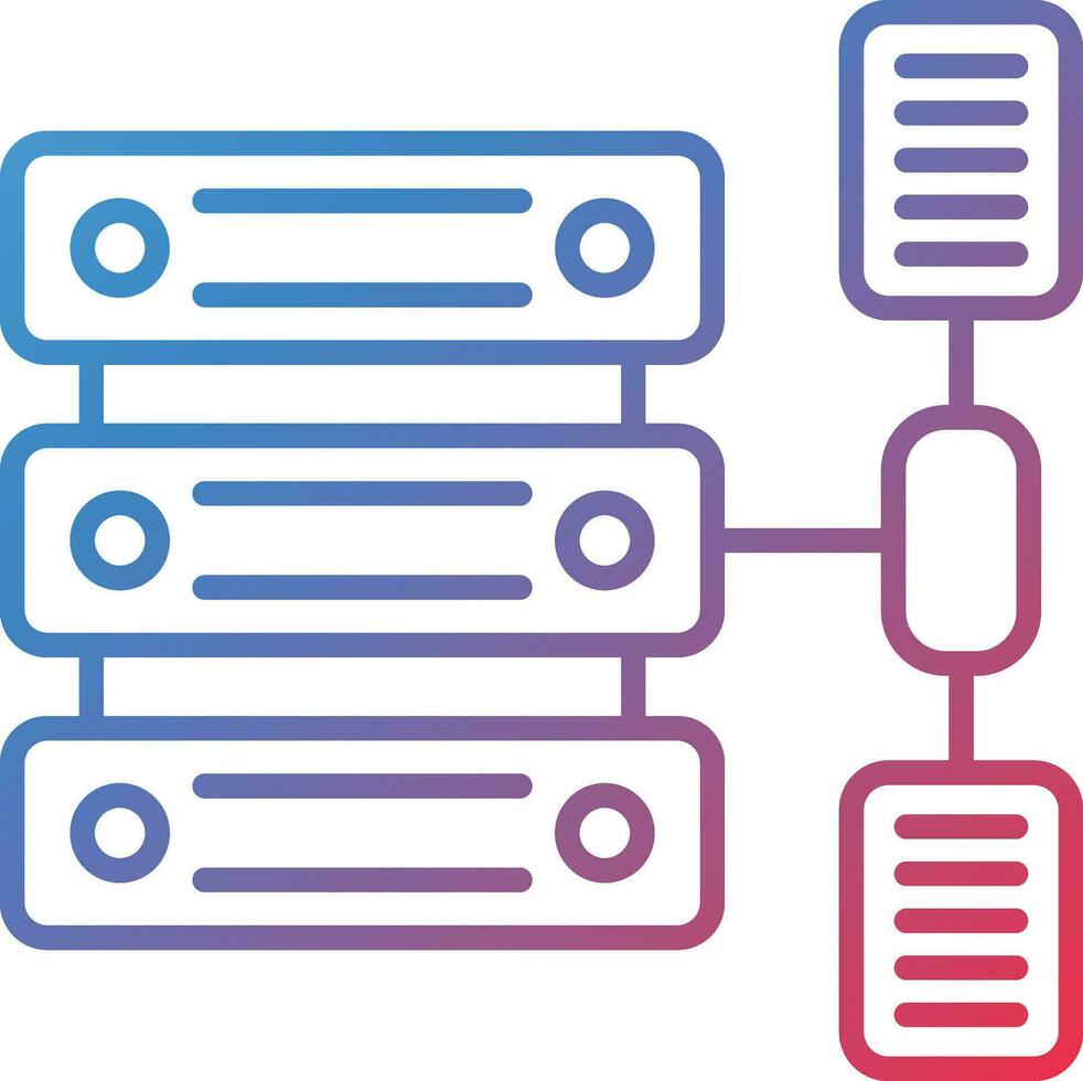Data Transformation Vector Icon