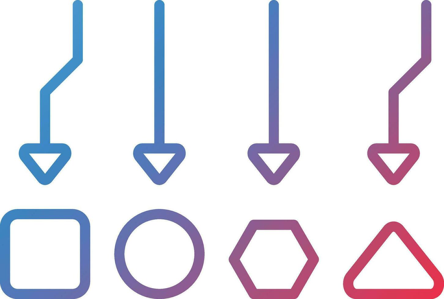 Unstructured Data Vector Icon